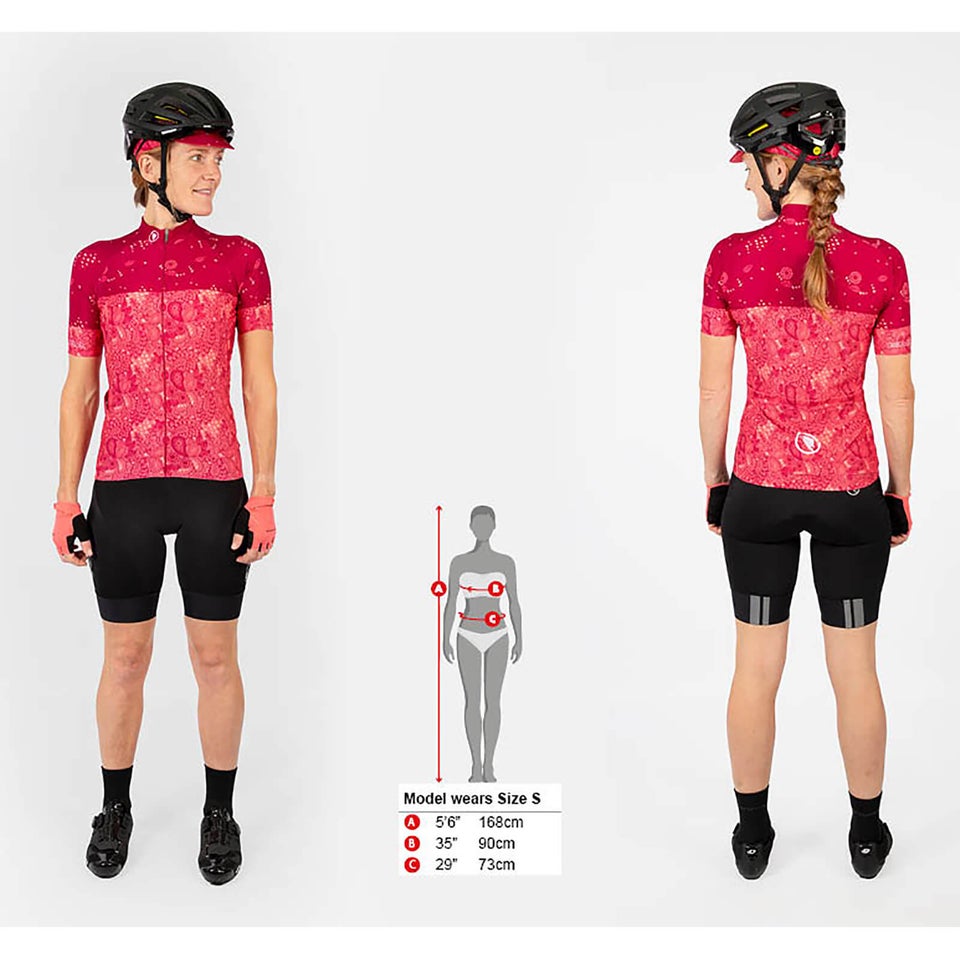 Women's Paisley S/S Jersey LTD - Berry