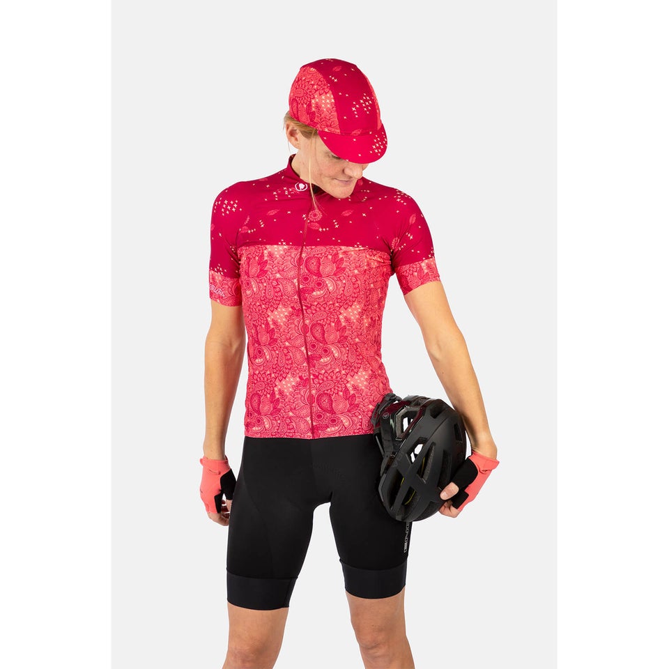 Women's Paisley S/S Jersey LTD - Berry