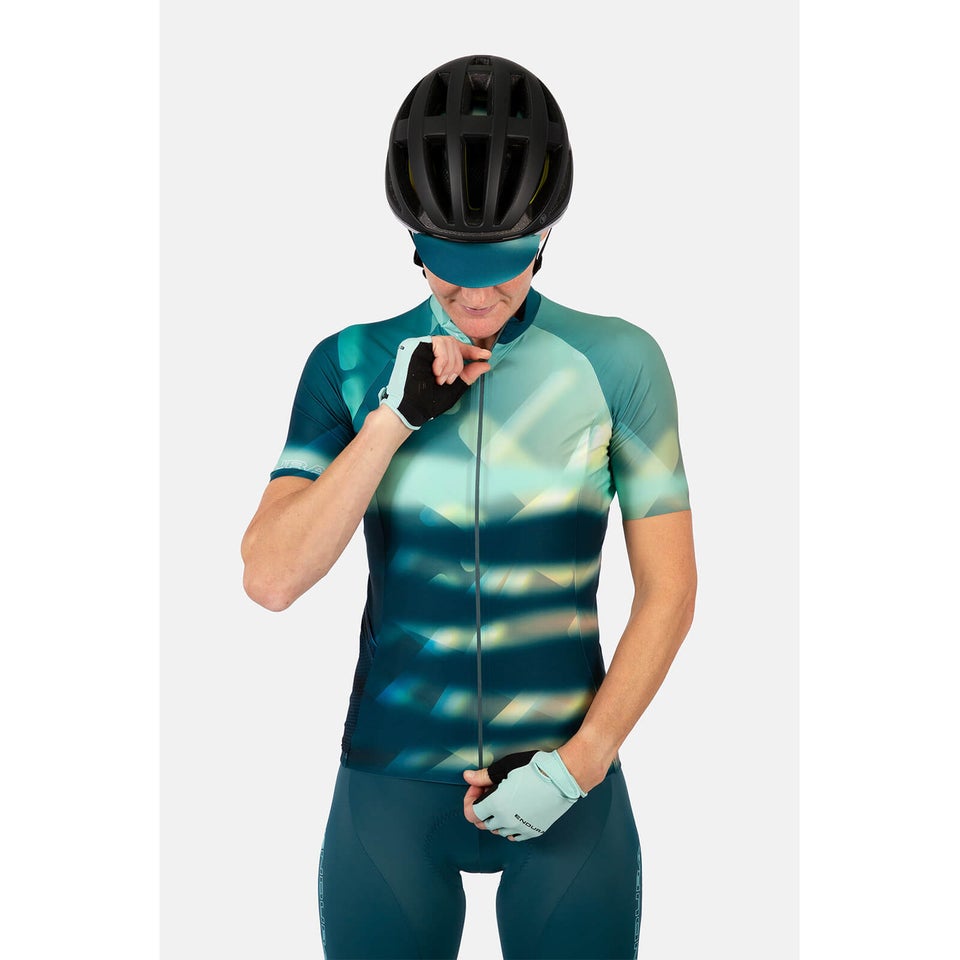 Women's Ltd Virtual Texture S/S Jersey - Glacier Blue