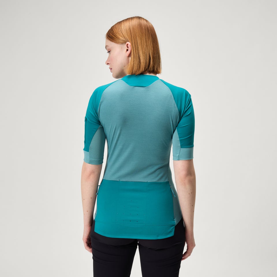 Women's GV500 Merino Blend S/S Jersey - Spruce Green