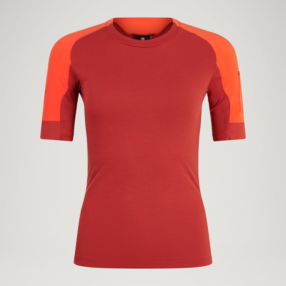 Women's GV500 Merino Blend S/S Jersey - Cayenne