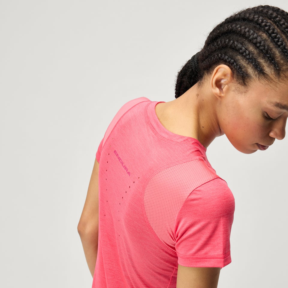 Women's SingleTrack S/S Jersey - Punch Pink