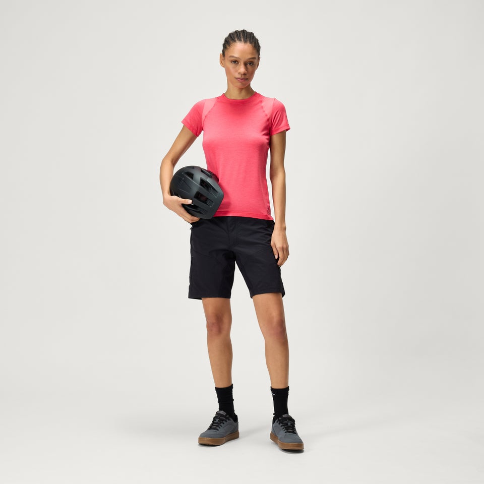 Women's SingleTrack S/S Jersey - Punch Pink