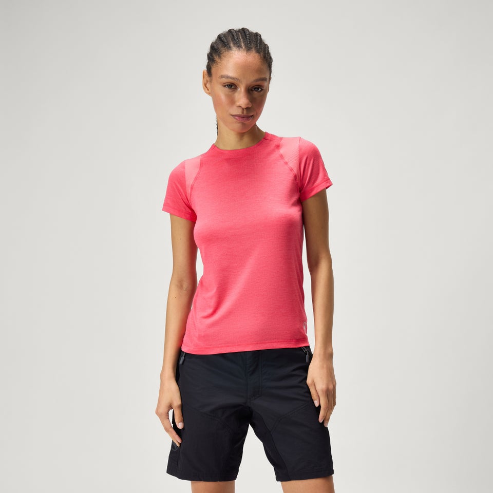 Women's SingleTrack S/S Jersey - Punch Pink