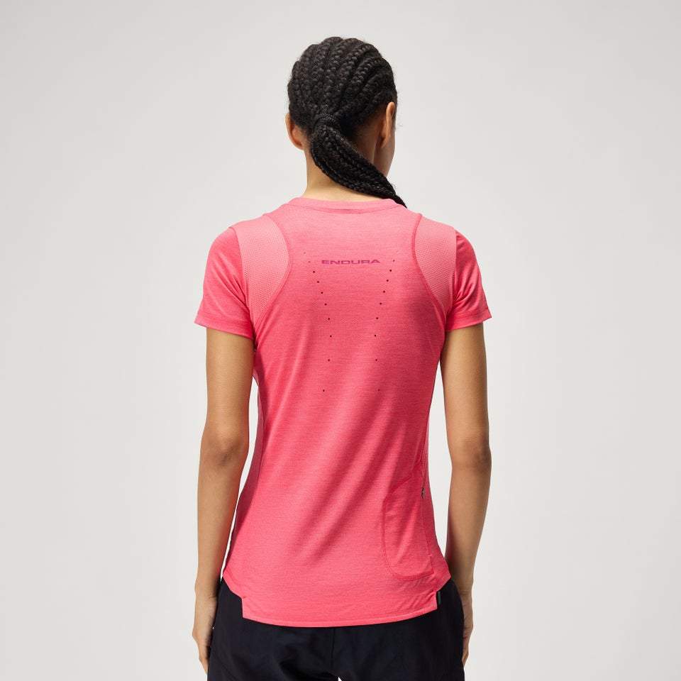 Women's SingleTrack S/S Jersey - Punch Pink