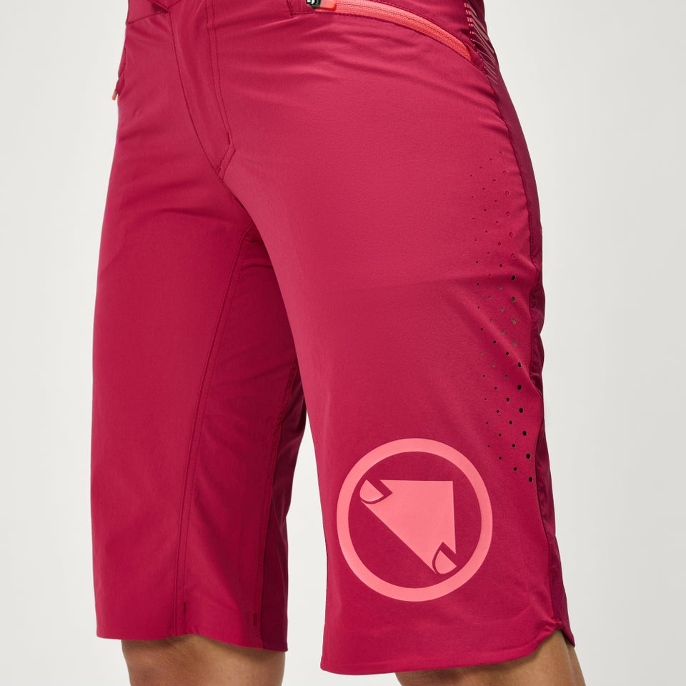 Women's SingleTrack Lite Shorts - Berry