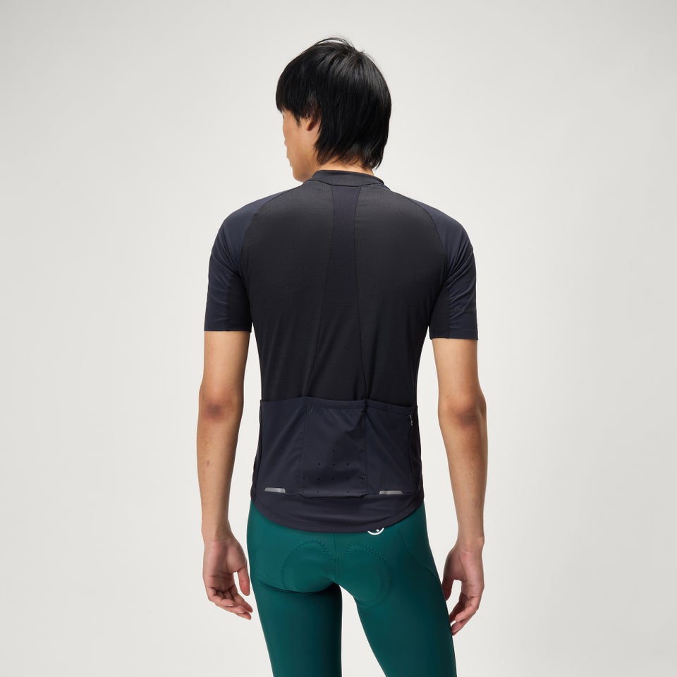 GV500 Reiver Kurzarmtrikot für Herren - Schwarz