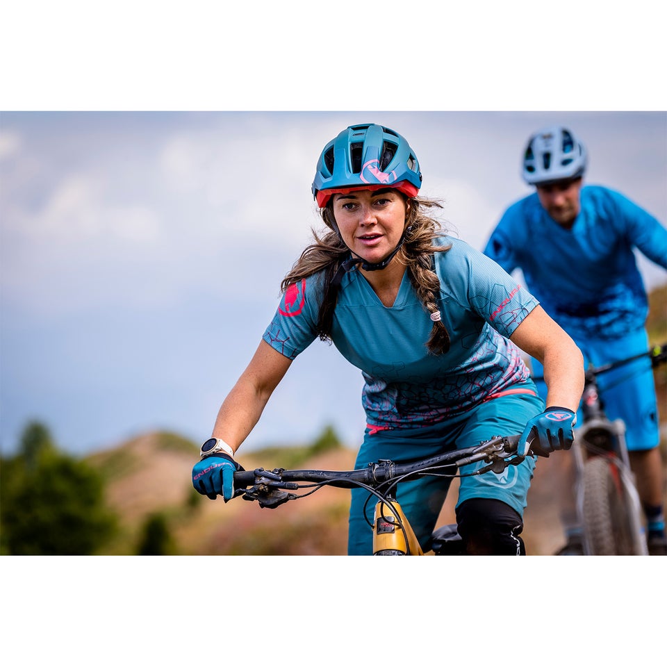 Women's SingleTrack Print Tee LTD - Berry