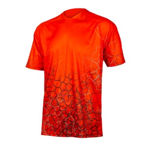 SingleTrack Print Tee LTD - Paprika - XXL