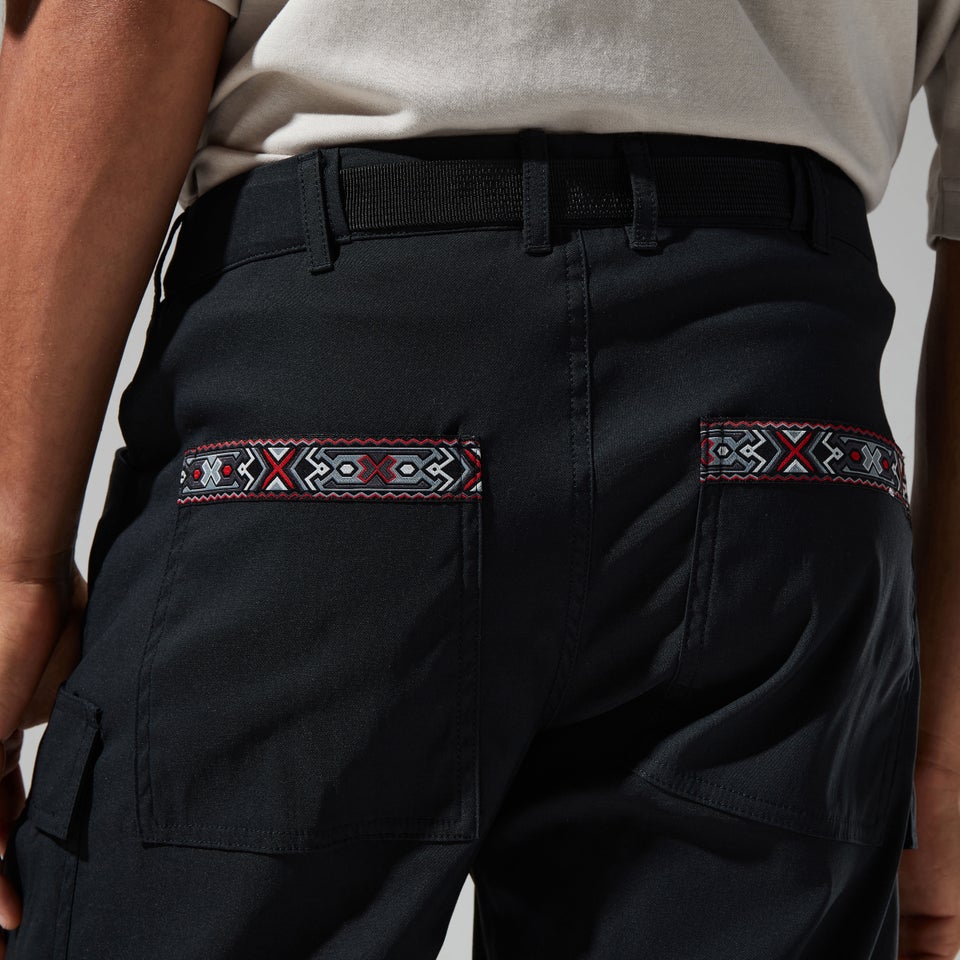 Unisex Dolpa Zip Off Cargo Pant - Black