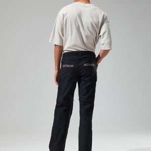 Unisex Dolpa Zip Off Cargo Pant - Black