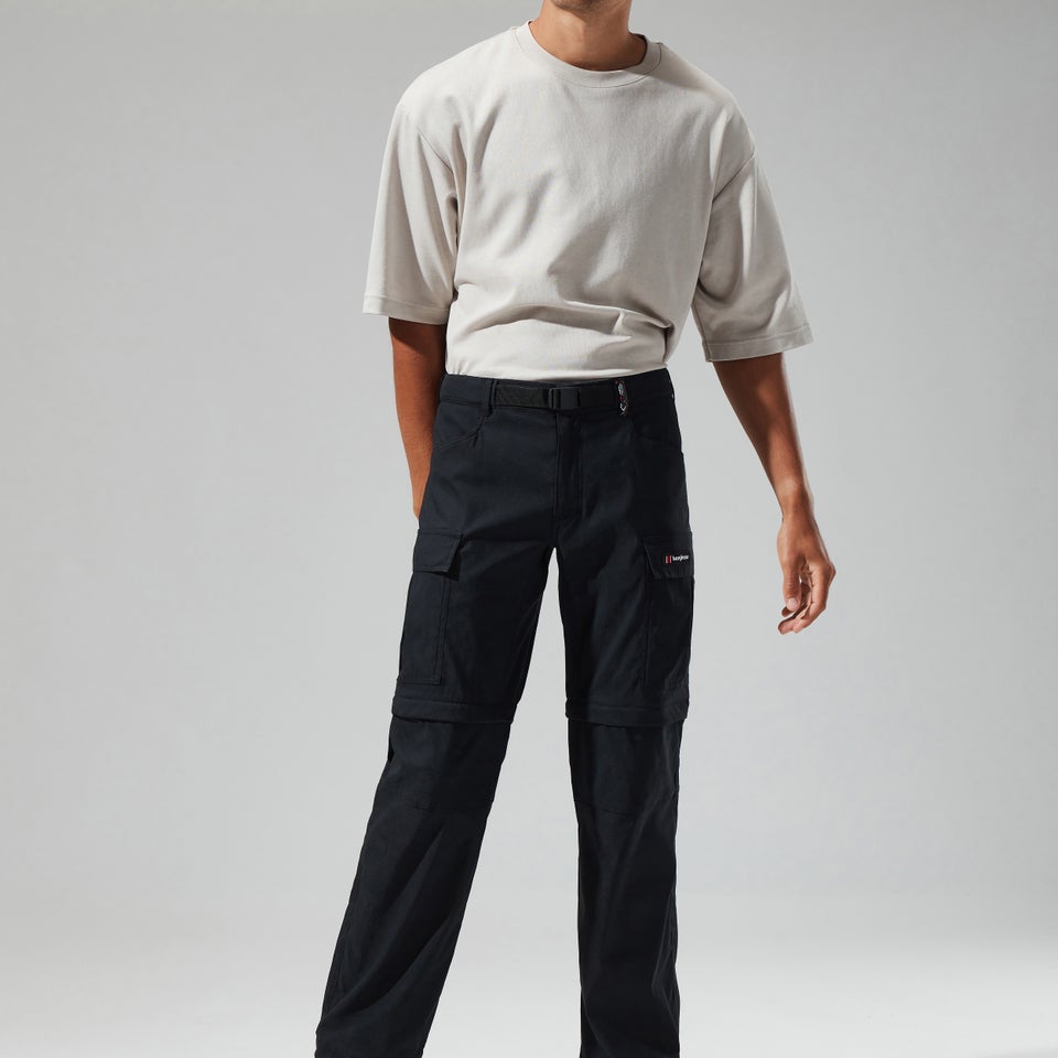Unisex Dolpa Zip Off Cargo Pant - Black