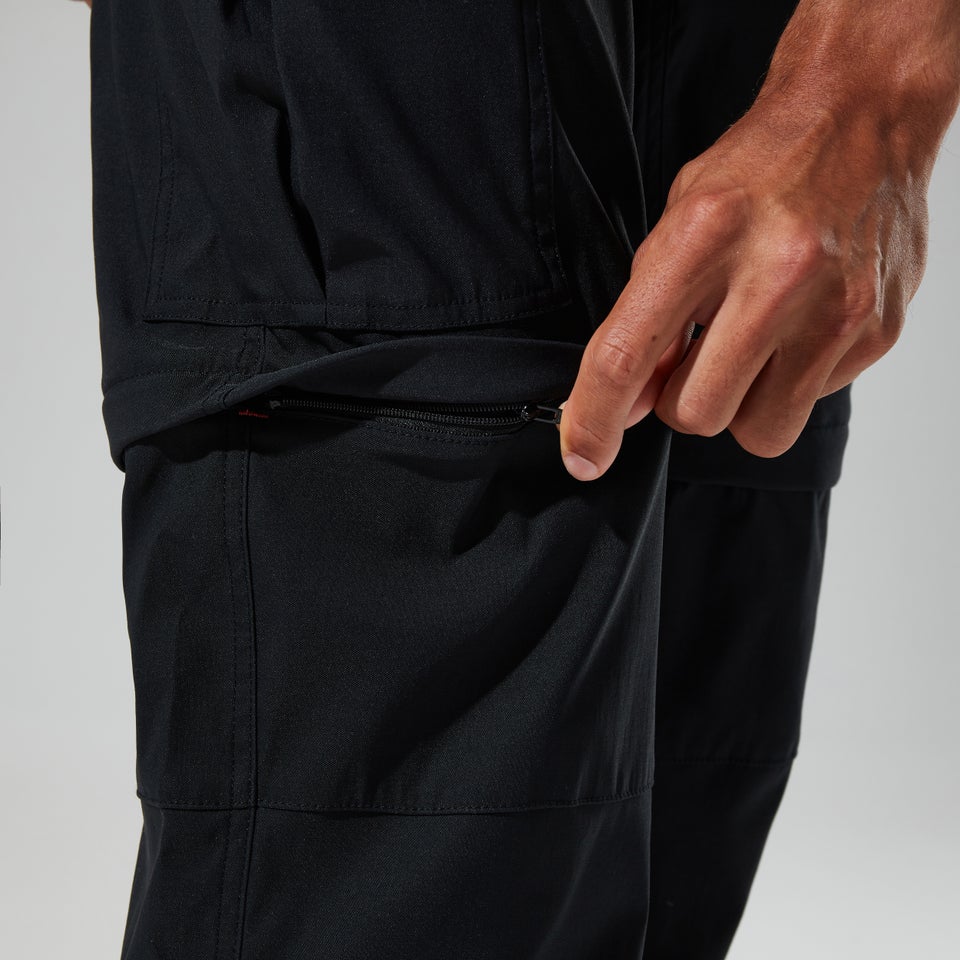 Unisex Dolpa Zip Off Cargo Pant - Black