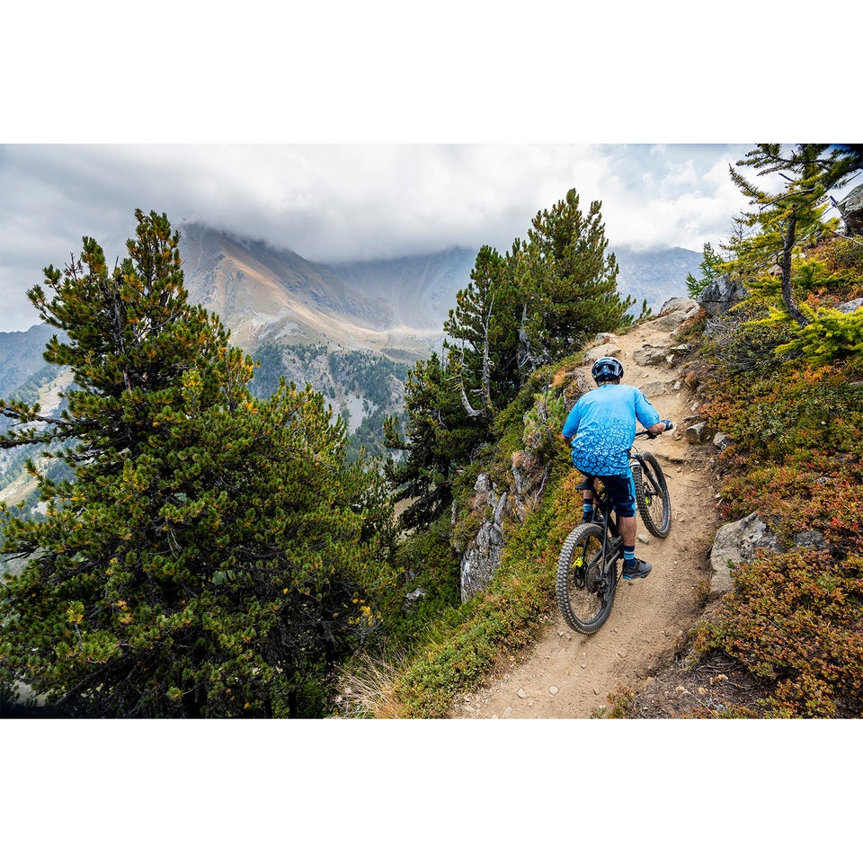 SingleTrack Print Tee LTD - Olive Green