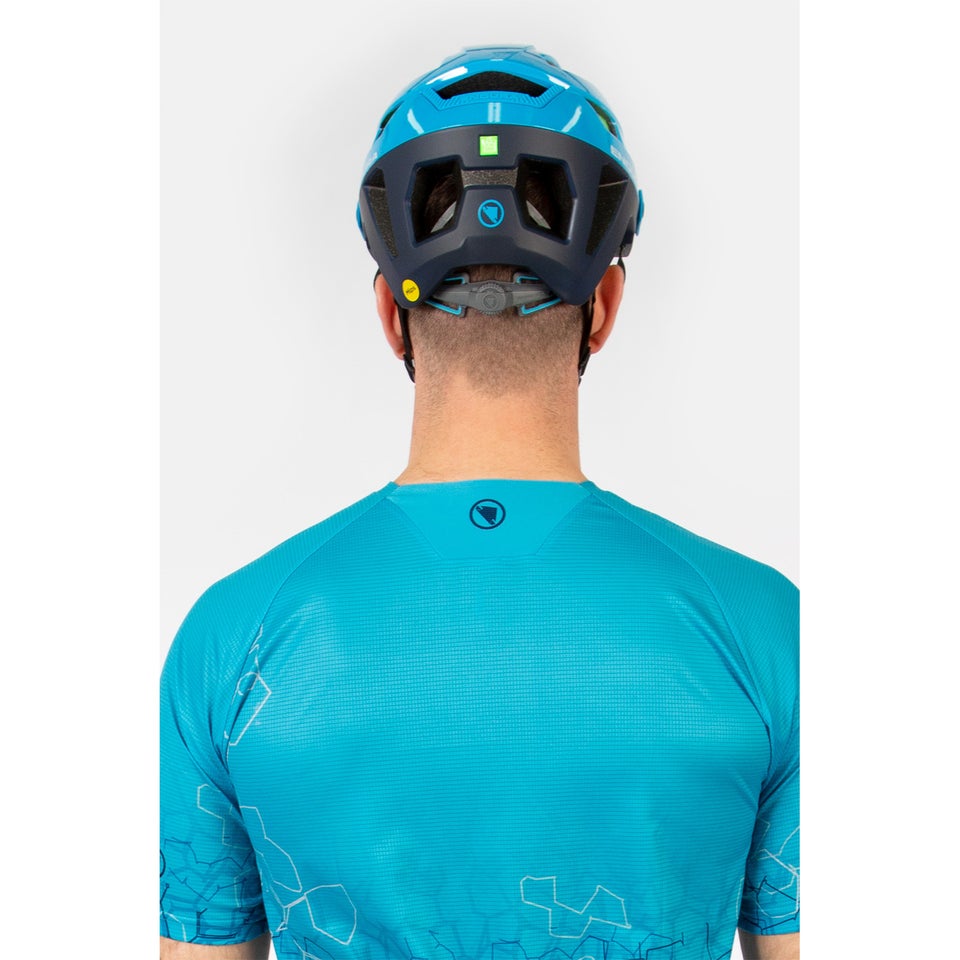 SingleTrack Print Tee LTD - Electric Blue