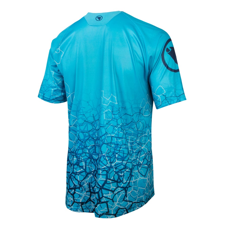 SingleTrack Print Tee LTD - Electric Blue