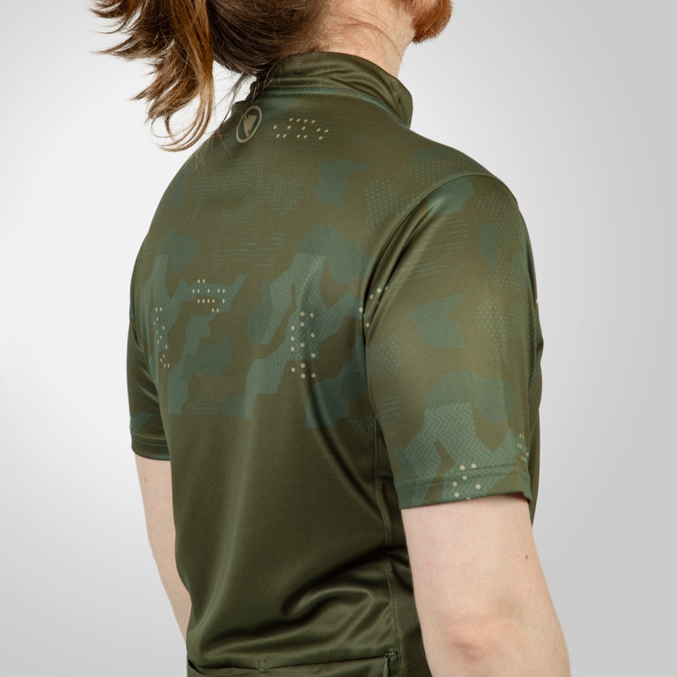 Hummvee Ray Trikot (kurzarm) für Herren - Olivgrün