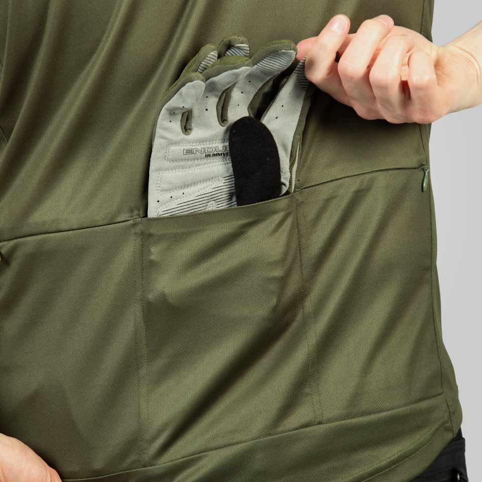 Hummvee Ray Trikot (kurzarm) für Herren - Olivgrün