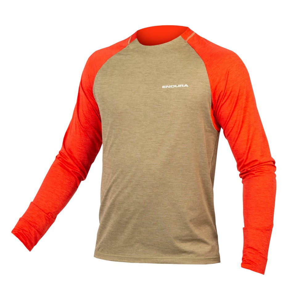 Men's SingleTrack L/S Jersey - Mushroom