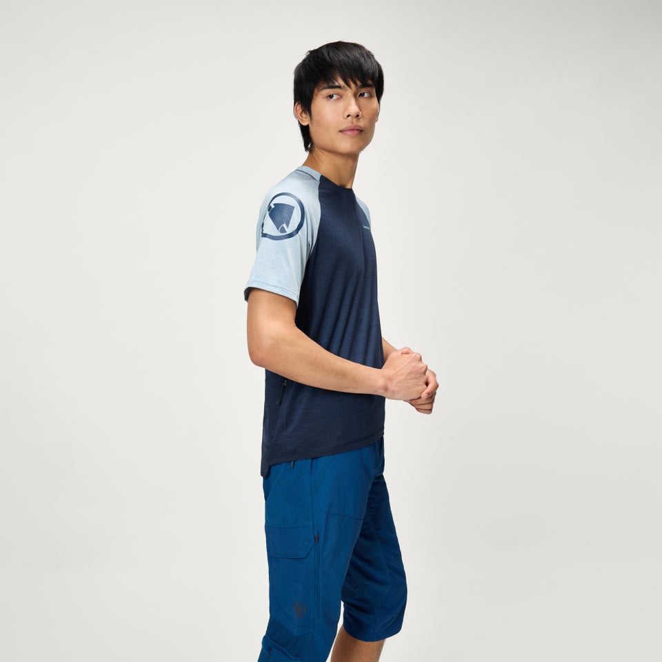 Men's SingleTrack S/S Tee - Ink Blue