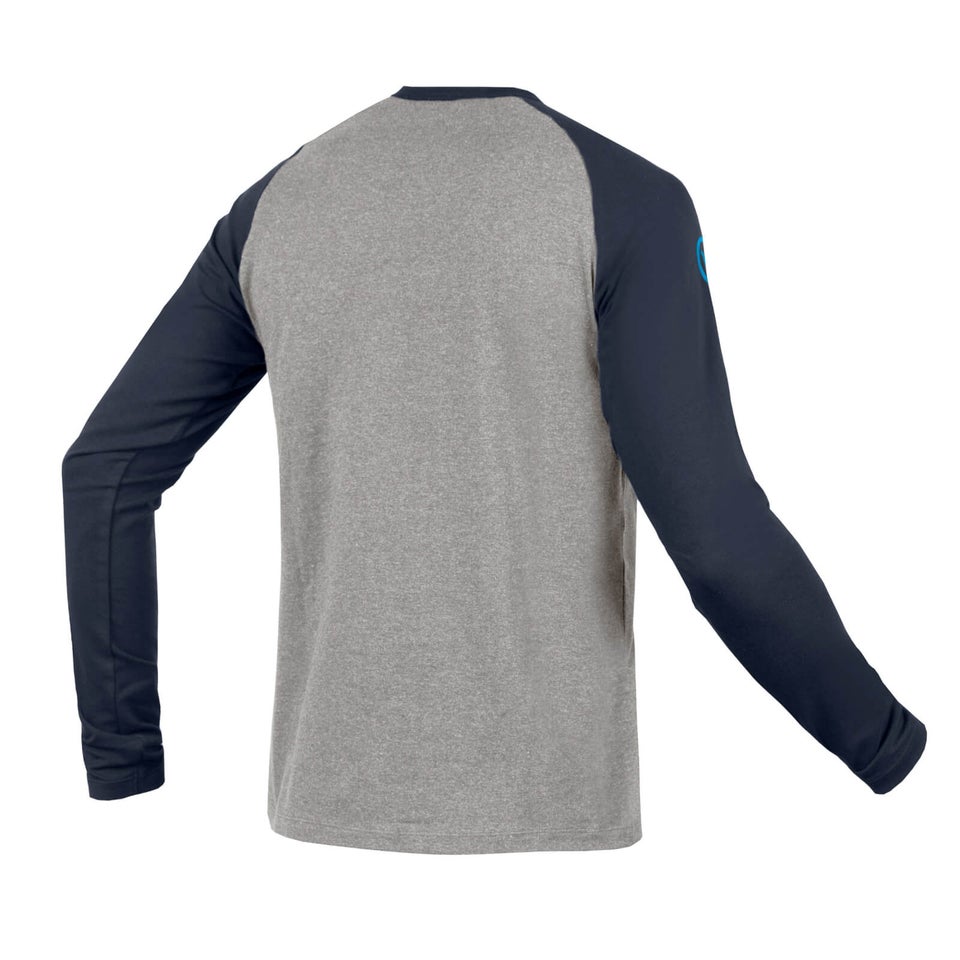 One Clan Raglan Langarmshirt für Herren - Ink Blue