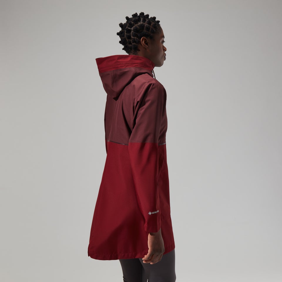 Women's Rothley Gore-Tex Jacket - Dark Red/Dark Brown