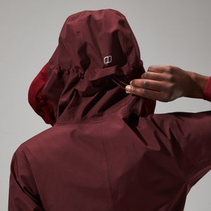 Women's Rothley Gore-Tex Jacket - Dark Red/Dark Brown