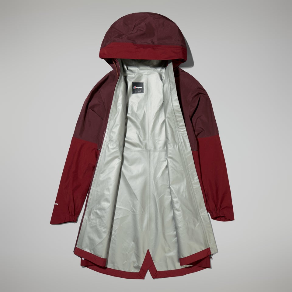 Women's Rothley Gore-Tex Jacket - Dark Red/Dark Brown
