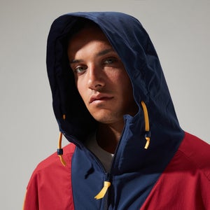 Unisex Wind Shirt 90 Half Zip - Dark Red / Brown