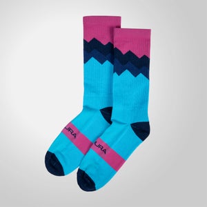 Jagged Socks - Electric Blue