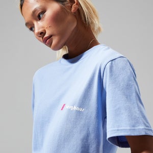 Unisex Organic Heritage Front & Back Logo Tee - Purple