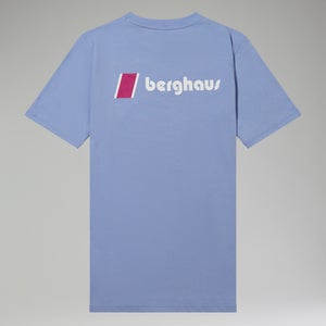 Unisex Organic Heritage Front & Back Logo Tee - Purple