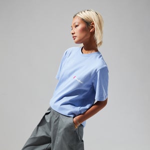 Unisex Organic Heritage Front & Back Logo Tee - Purple