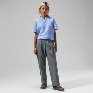 Unisex Organic Heritage Front & Back Logo Tee - Purple