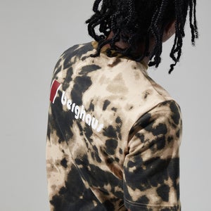 Unisex Organic Heritage Front & Back Logo Tee - Natural/Dark Green