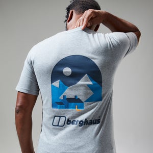 Etive Mor Mtn Short Sleeve T-Shirt für Herren - Dunkelgrau