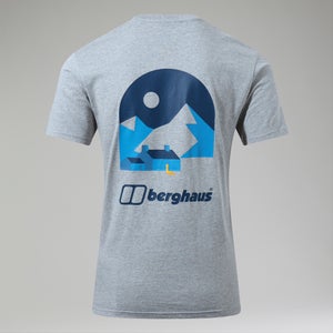 Etive Mor Mtn Short Sleeve T-Shirt für Herren - Dunkelgrau