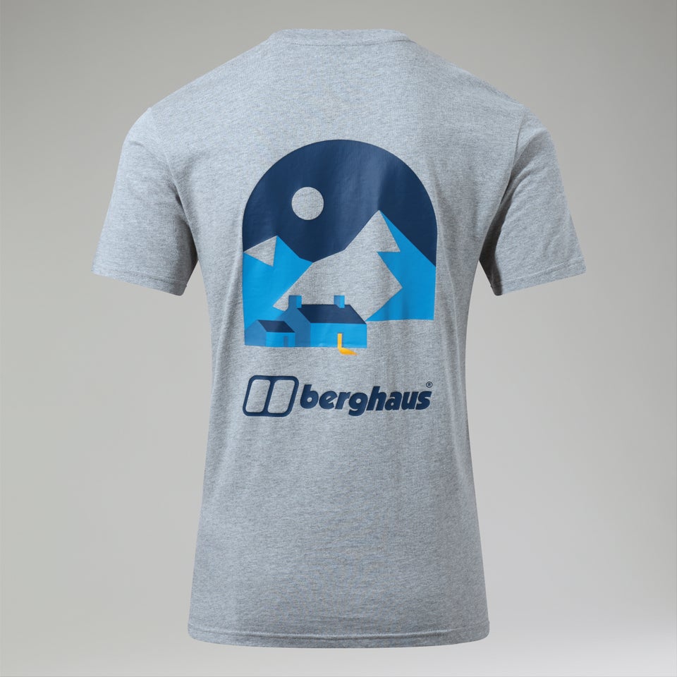 Etive Mor Mtn Short Sleeve T-Shirt für Herren - Dunkelgrau