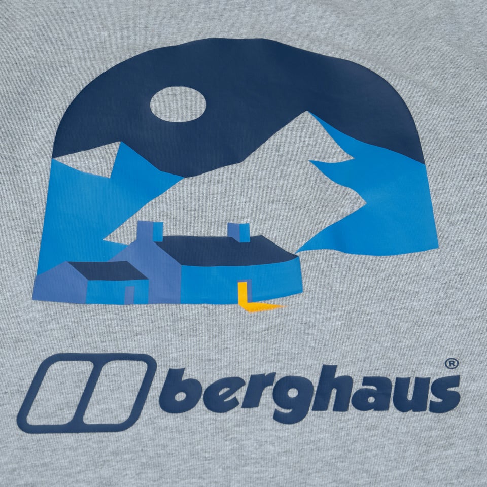 Etive Mor Mtn Short Sleeve T-Shirt für Herren - Dunkelgrau