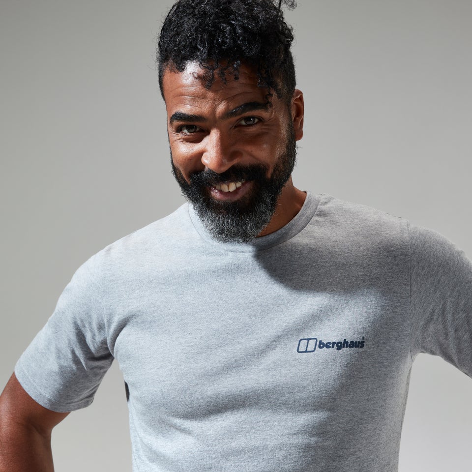 Etive Mor Mtn Short Sleeve T-Shirt für Herren - Dunkelgrau