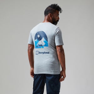 Etive Mor Mtn Short Sleeve T-Shirt für Herren - Dunkelgrau