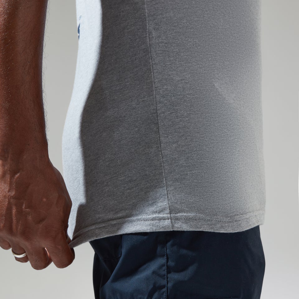 Etive Mor Mtn Short Sleeve T-Shirt für Herren - Dunkelgrau