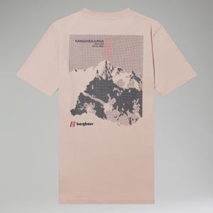 Unisex Kanchenjunga Static T Shirt - Light Pink
