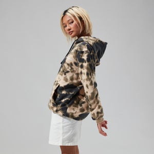 Unisex Heritage Small Logo Hoody - Natural /Dark Green