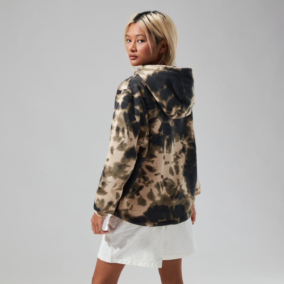 Unisex Heritage Small Logo Hoody - Natural /Dark Green