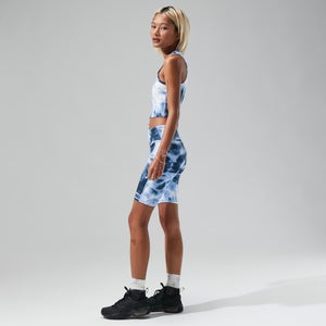 Women's Red Point Cropped Tank - Purple/White