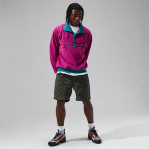 Unisex Polarplus Fleece Crew - Pink/Dark Turquoise