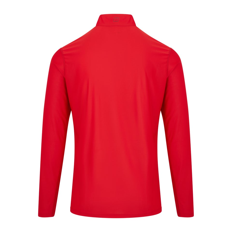 Men's 24/7 Zip Baselayer - Red