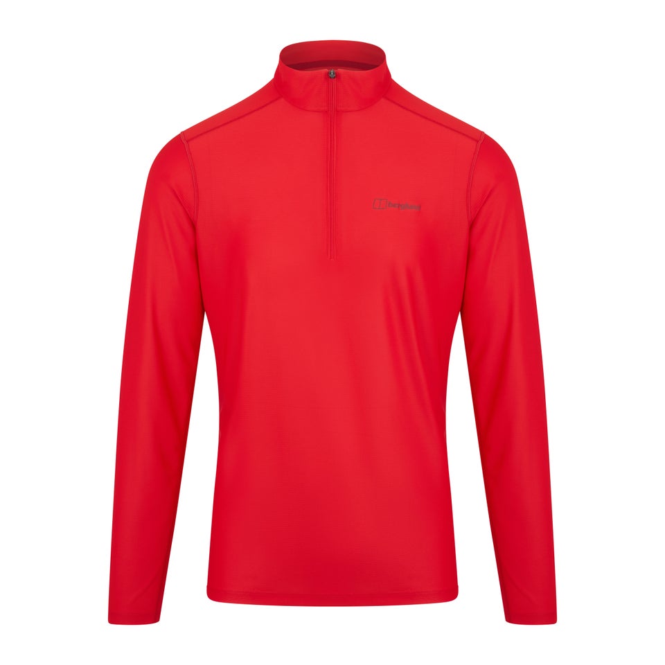 Men's 24/7 Zip Baselayer - Red