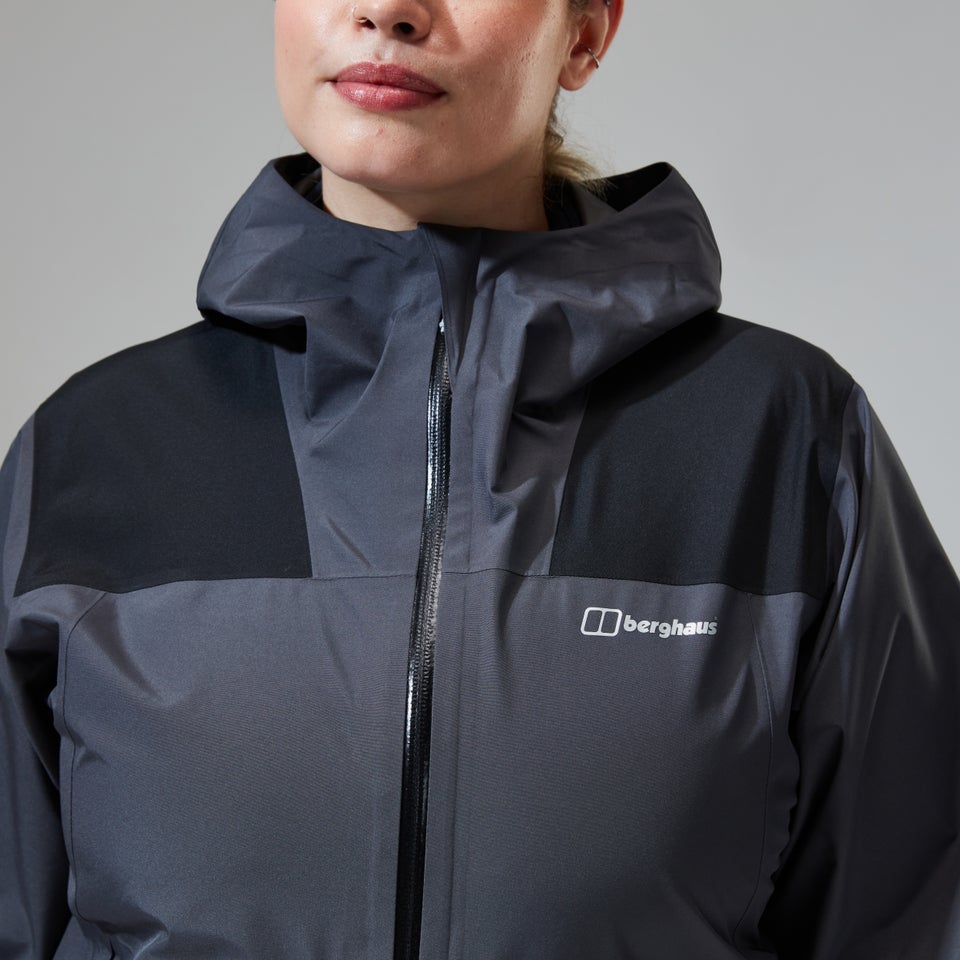 Women's Paclite Dynak Gore-Tex Jacket - Grey/Black